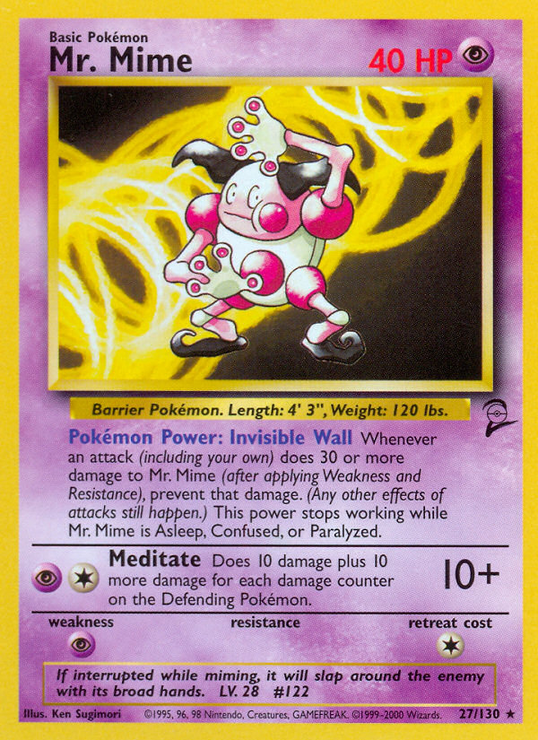 Mr. Mime (27/130) [Base Set 2] | Exor Games Bridgewater