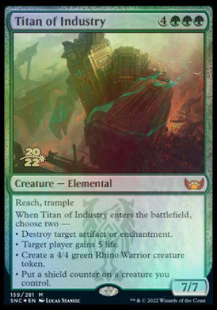 Titan of Industry [Streets of New Capenna Prerelease Promos] | Exor Games Bridgewater