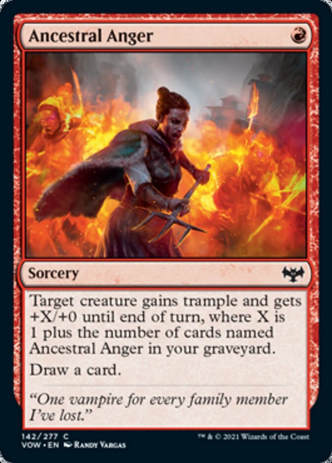 Ancestral Anger [Innistrad: Crimson Vow] | Exor Games Bridgewater