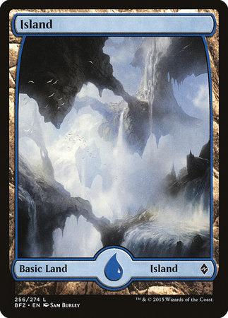 Island (256) - Full Art [Battle for Zendikar] | Exor Games Bridgewater