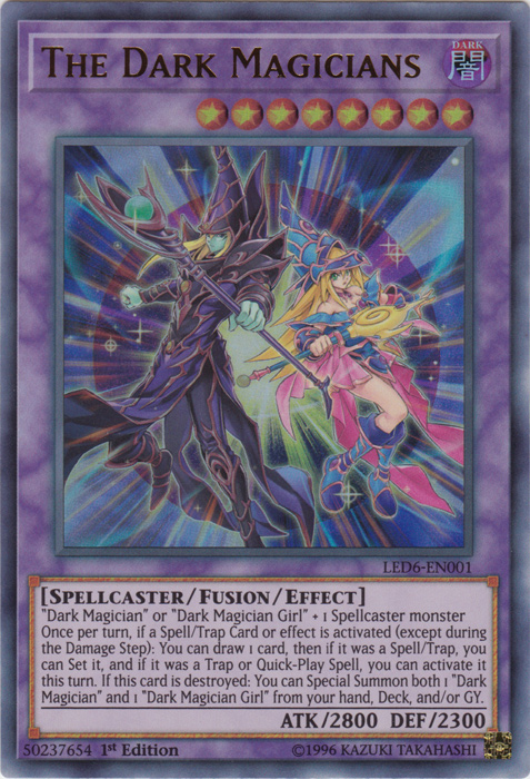 The Dark Magicians [LED6-EN001] Ultra Rare | Exor Games Bridgewater
