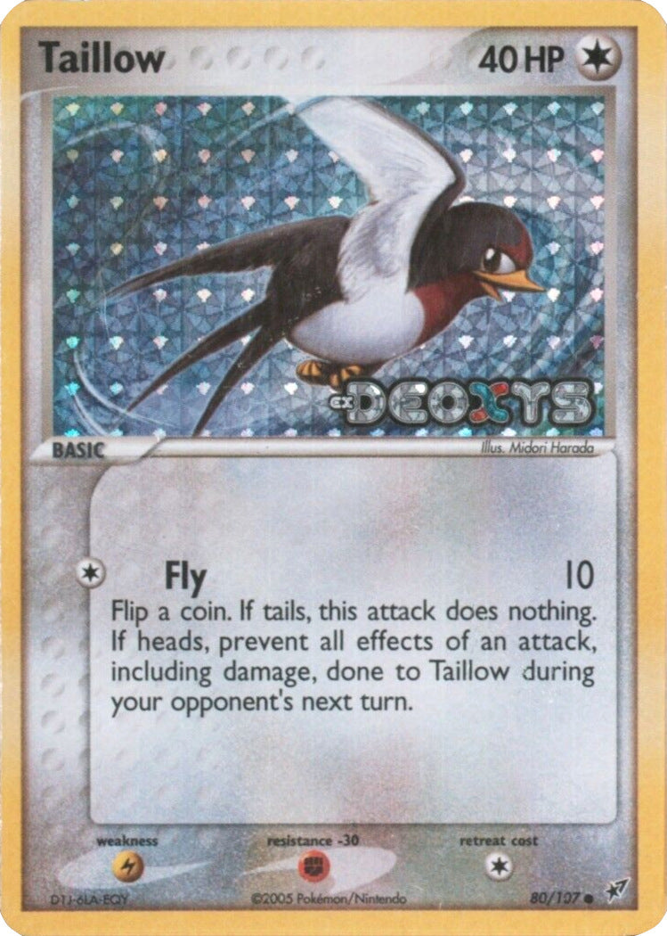 Taillow (80/107) (Stamped) [EX: Deoxys] | Exor Games Bridgewater