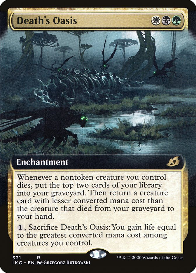 Death's Oasis (Extended Art) [Ikoria: Lair of Behemoths] | Exor Games Bridgewater