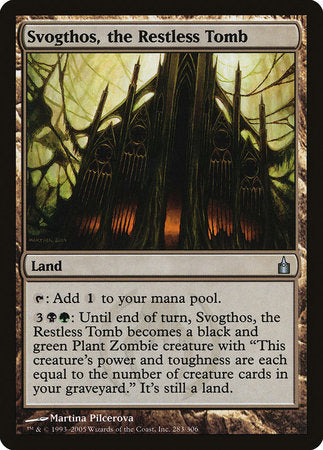 Svogthos, the Restless Tomb [Ravnica: City of Guilds] | Exor Games Bridgewater