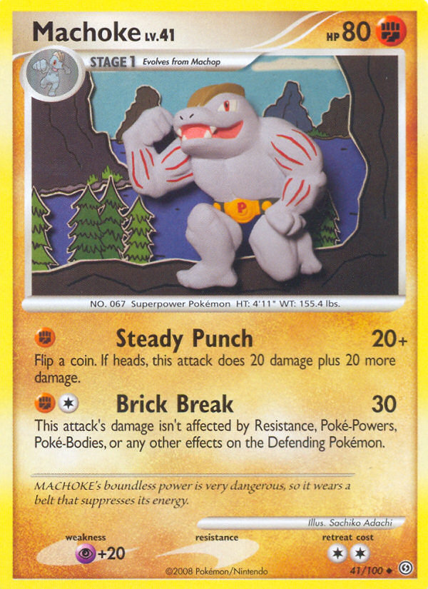 Machoke (41/100) [Diamond & Pearl: Stormfront] | Exor Games Bridgewater