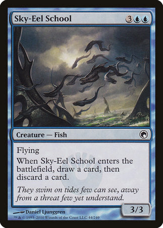 Sky-Eel School [Scars of Mirrodin] | Exor Games Bridgewater