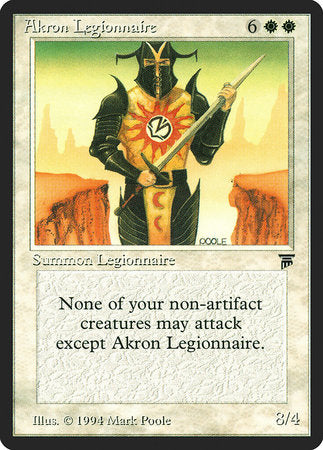 Akron Legionnaire [Legends] | Exor Games Bridgewater