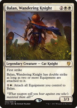 Balan, Wandering Knight [Commander 2017] | Exor Games Bridgewater