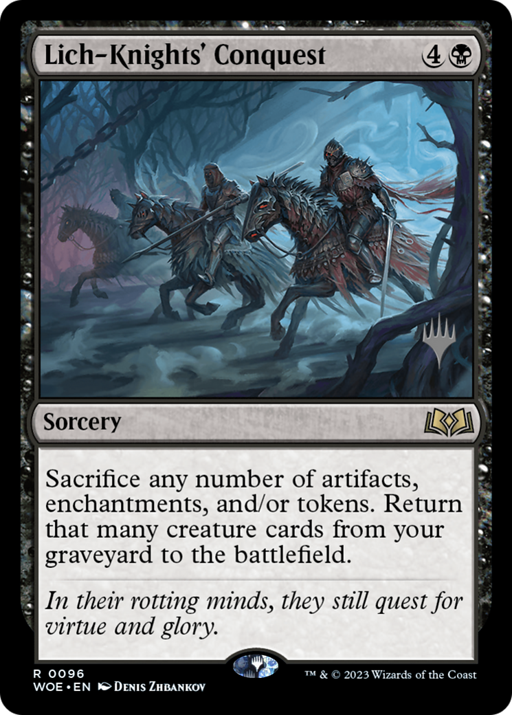 Lich-Knights' Conquest (Promo Pack) [Wilds of Eldraine Promos] | Exor Games Bridgewater