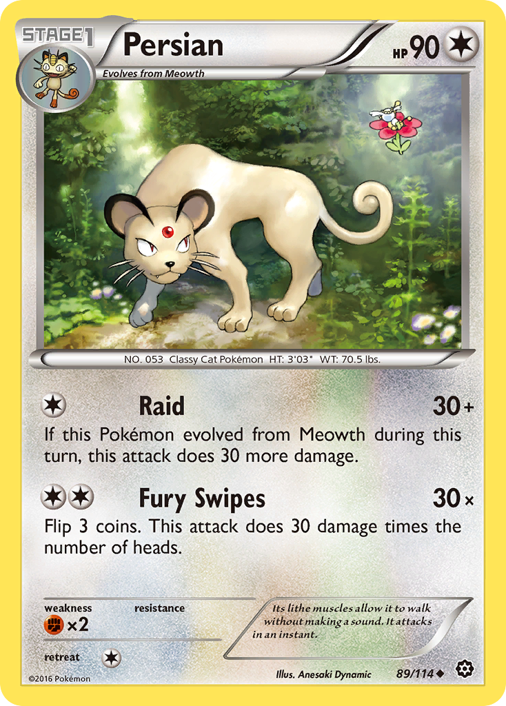 Persian (89/114) [XY: Steam Siege] | Exor Games Bridgewater