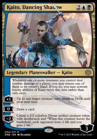 Kaito, Dancing Shadow (Promo Pack) [Phyrexia: All Will Be One Promos] | Exor Games Bridgewater