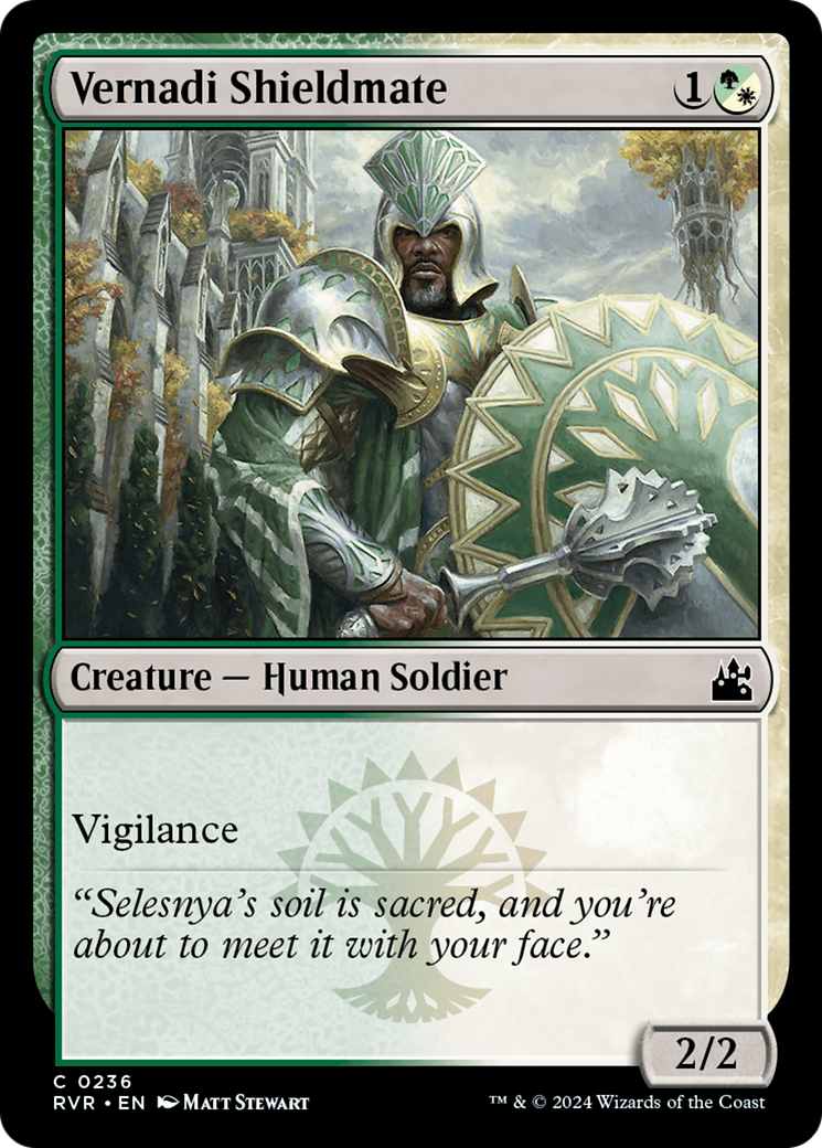 Vernadi Shieldmate [Ravnica Remastered] | Exor Games Bridgewater