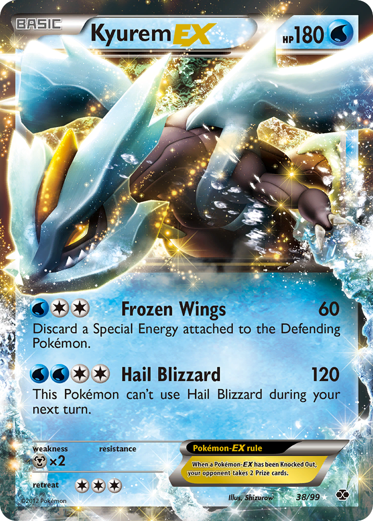 Kyurem EX (38/99) [Black & White: Next Destinies] | Exor Games Bridgewater