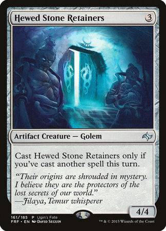 Hewed Stone Retainers [Ugin's Fate] | Exor Games Bridgewater