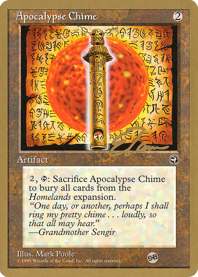 Apocalypse Chime (Eric Tam) (SB) [Pro Tour Collector Set] | Exor Games Bridgewater