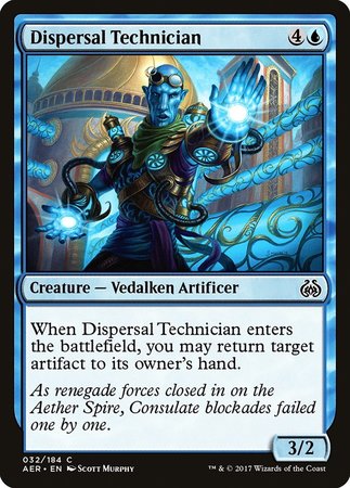 Dispersal Technician [Aether Revolt] | Exor Games Bridgewater