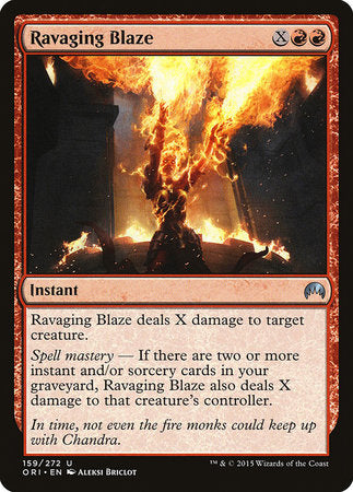 Ravaging Blaze [Magic Origins] | Exor Games Bridgewater