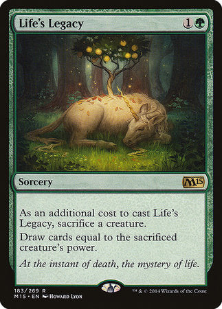 Life's Legacy [Magic 2015] | Exor Games Bridgewater