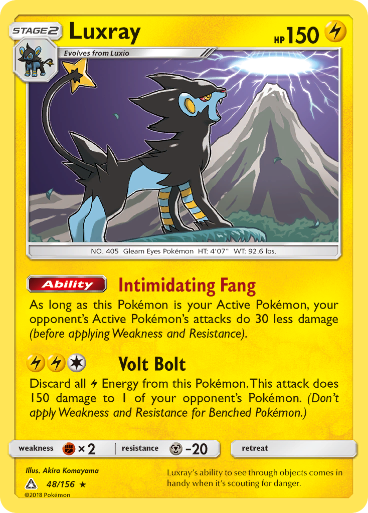 Luxray (48/156) [Sun & Moon: Ultra Prism] | Exor Games Bridgewater