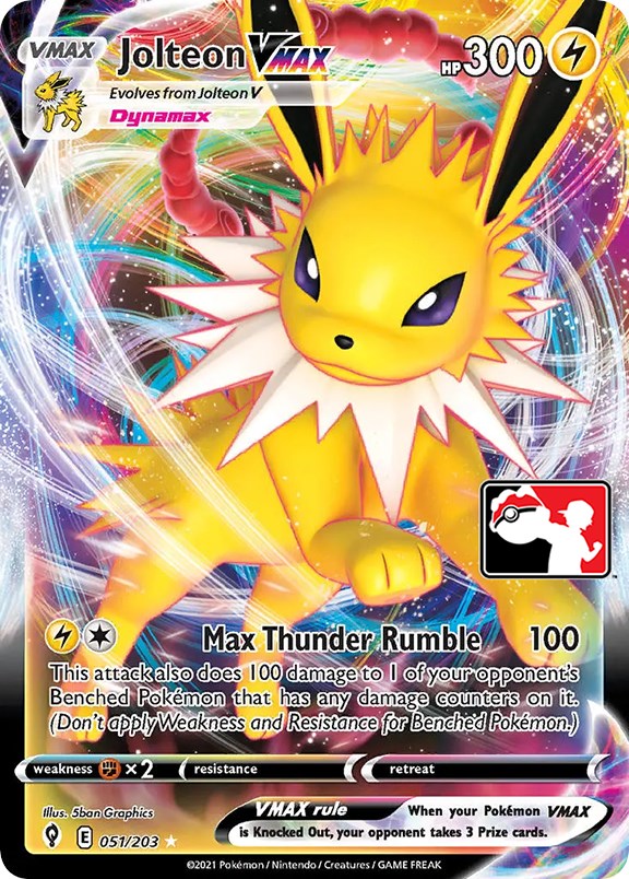 Jolteon VMAX (051/203) [Prize Pack Series One] | Exor Games Bridgewater