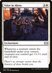 Valor in Akros [Double Masters] | Exor Games Bridgewater