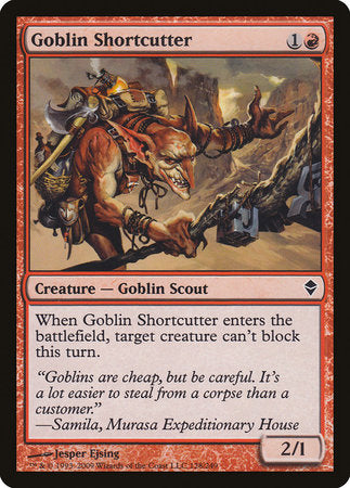 Goblin Shortcutter [Zendikar] | Exor Games Bridgewater