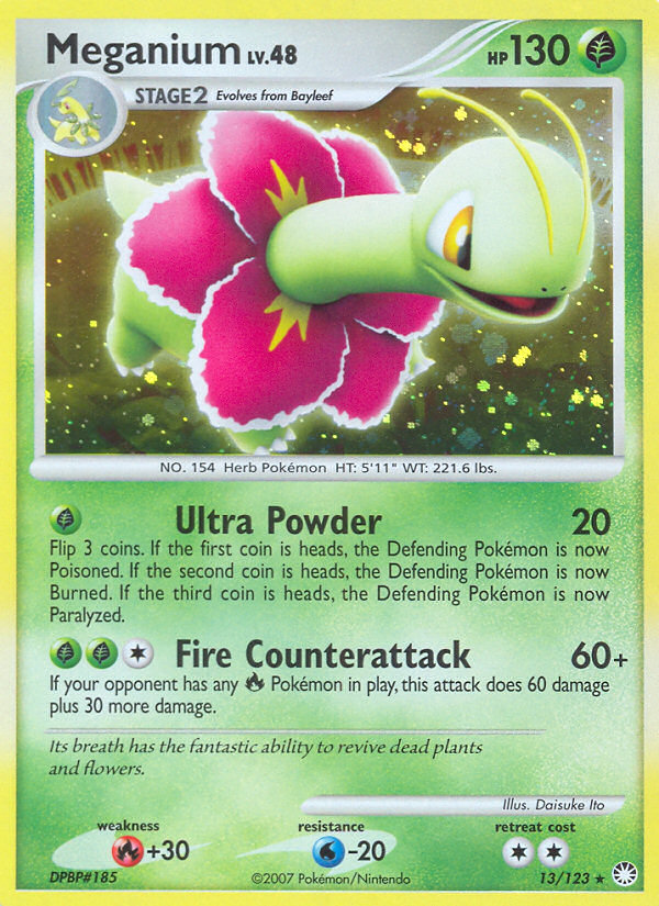 Meganium (13/123) [Diamond & Pearl: Mysterious Treasures] | Exor Games Bridgewater