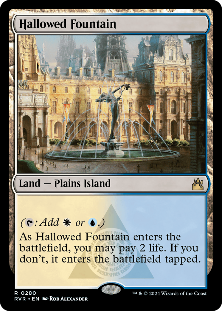 Hallowed Fountain [Ravnica Remastered] | Exor Games Bridgewater