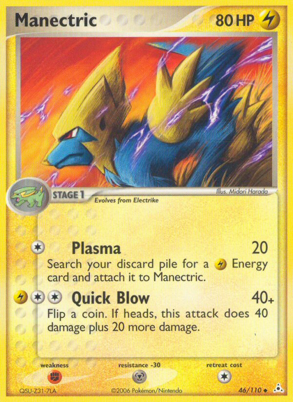 Manectric (46/110) [EX: Holon Phantoms] | Exor Games Bridgewater