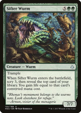 Sifter Wurm [Hour of Devastation] | Exor Games Bridgewater