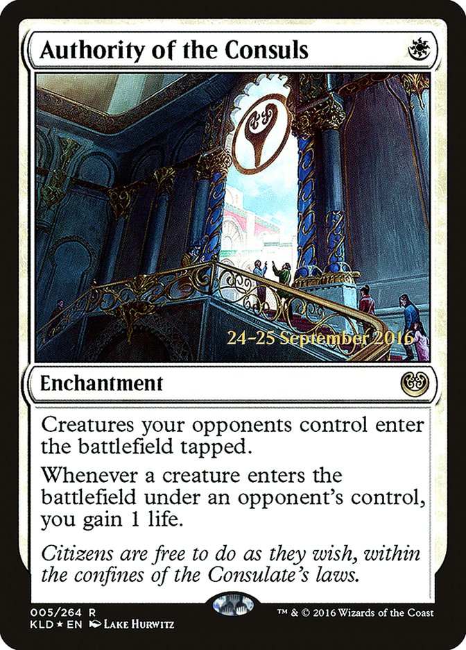 Authority of the Consuls  [Kaladesh Prerelease Promos] | Exor Games Bridgewater