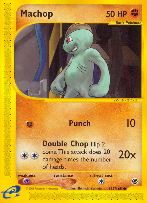 Machop (117/165) [Expedition: Base Set] | Exor Games Bridgewater