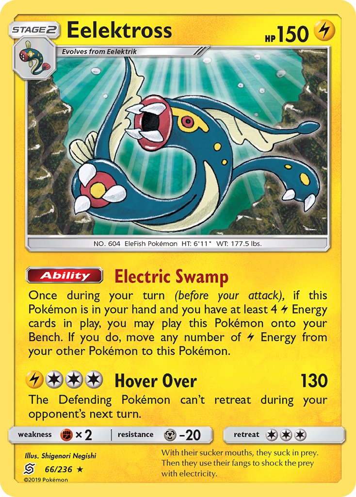 Eelektross (66/236) (Theme Deck Exclusive) [Sun & Moon: Unified Minds] | Exor Games Bridgewater