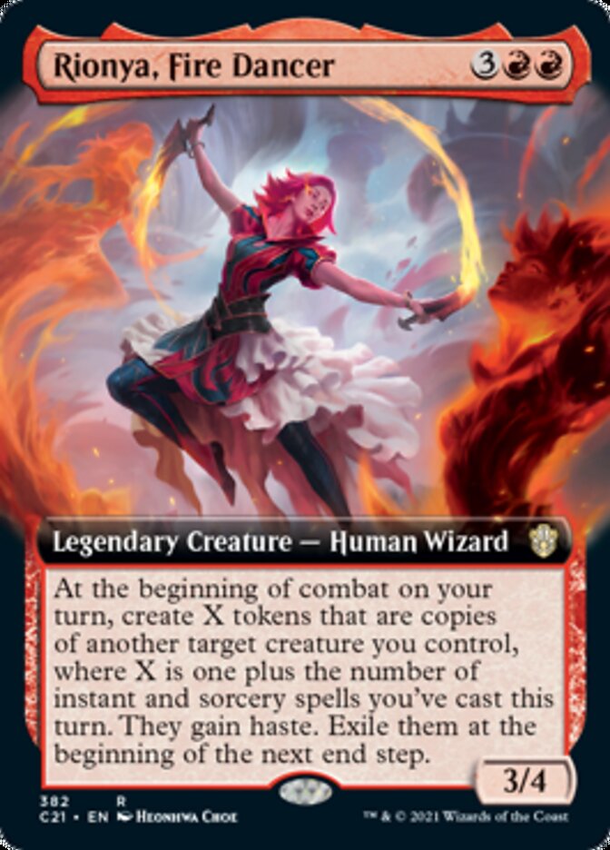 Rionya, Fire Dancer (Extended) [Commander 2021] | Exor Games Bridgewater