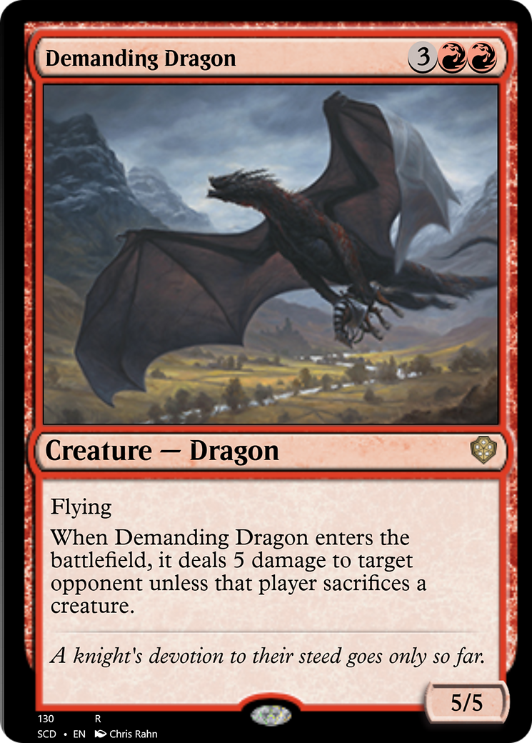 Demanding Dragon [Starter Commander Decks] | Exor Games Bridgewater