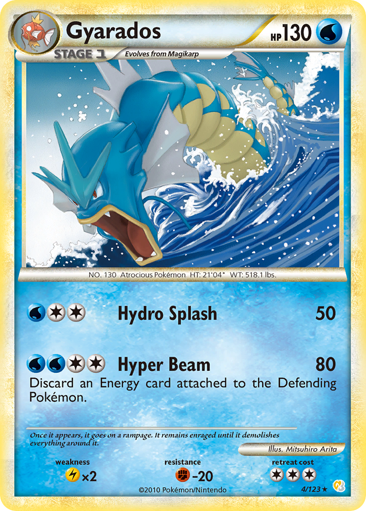 Gyarados (4/123) [HeartGold & SoulSilver: Base Set] | Exor Games Bridgewater