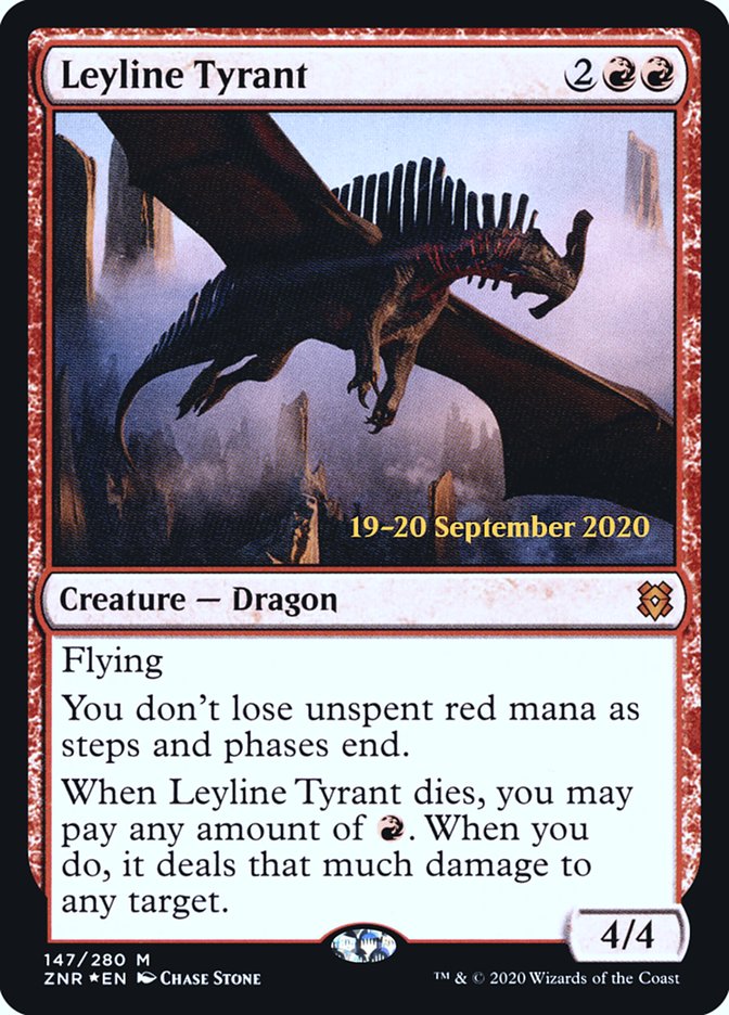 Leyline Tyrant  [Zendikar Rising Prerelease Promos] | Exor Games Bridgewater