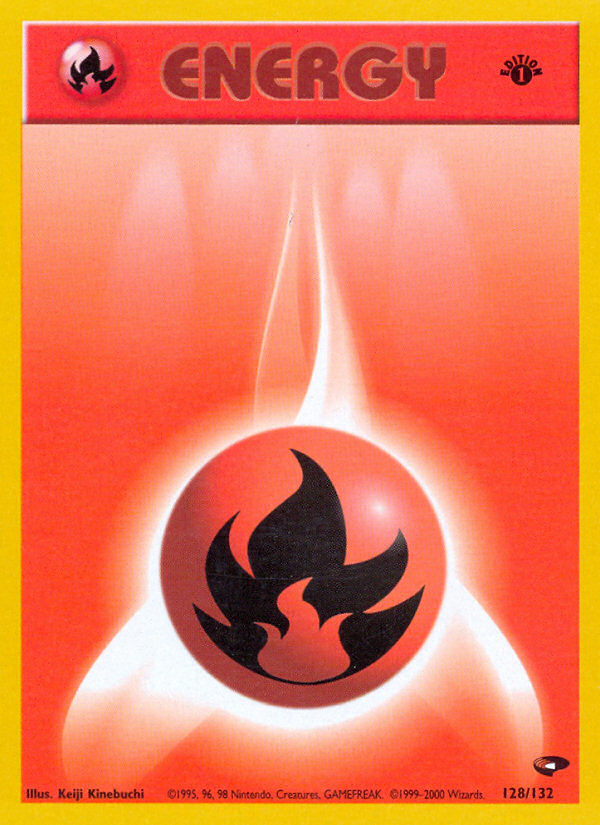 Fire Energy (128/132) [Gym Challenge 1st Edition] | Exor Games Bridgewater