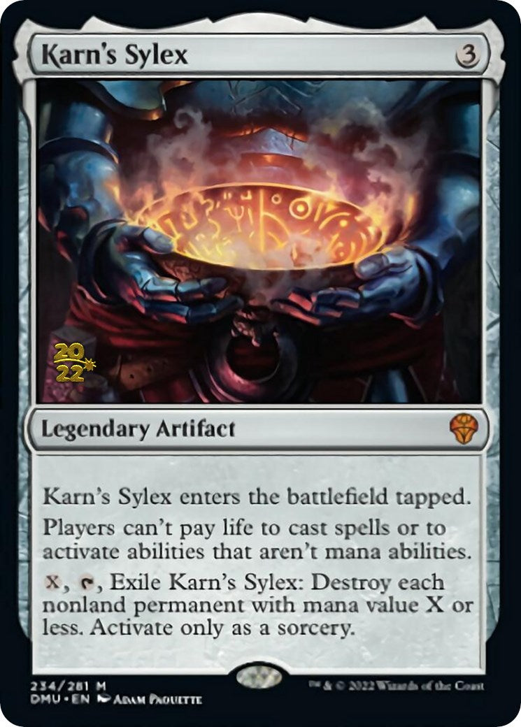 Karn's Sylex [Dominaria United Prerelease Promos] | Exor Games Bridgewater