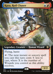 Kaza, Roil Chaser (Extended Art) [Zendikar Rising] | Exor Games Bridgewater
