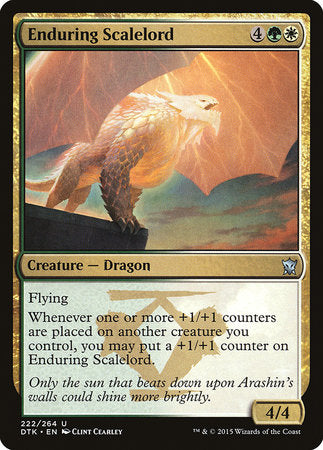 Enduring Scalelord [Dragons of Tarkir] | Exor Games Bridgewater