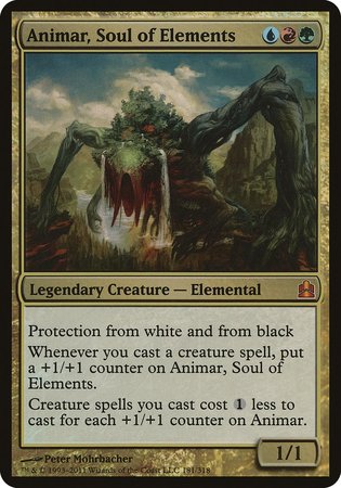 Animar, Soul of Elements (Oversized) [Commander 2011 Oversized] | Exor Games Bridgewater