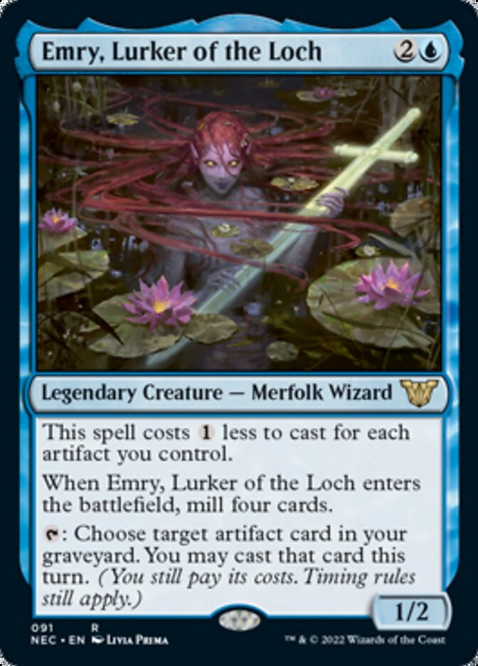 Emry, Lurker of the Loch [Kamigawa: Neon Dynasty Commander] | Exor Games Bridgewater