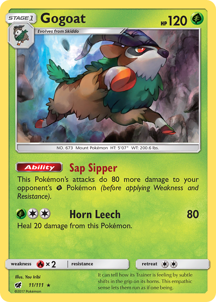 Gogoat (11/111) [Sun & Moon: Crimson Invasion] | Exor Games Bridgewater