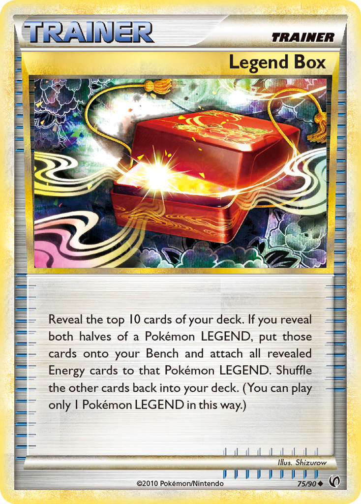 Legend Box (75/90) [HeartGold & SoulSilver: Undaunted] | Exor Games Bridgewater