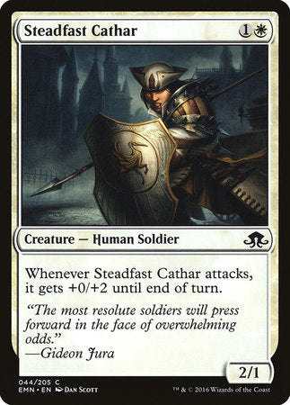 Steadfast Cathar [Eldritch Moon] | Exor Games Bridgewater