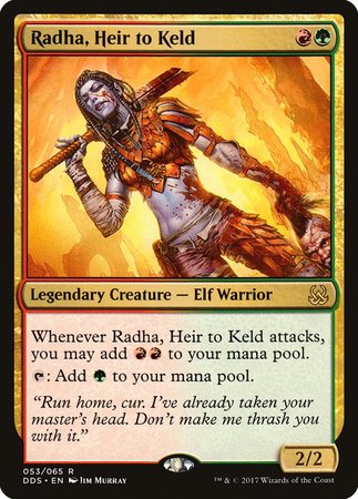 Radha, Heir to Keld [Duel Decks: Mind vs. Might] | Exor Games Bridgewater