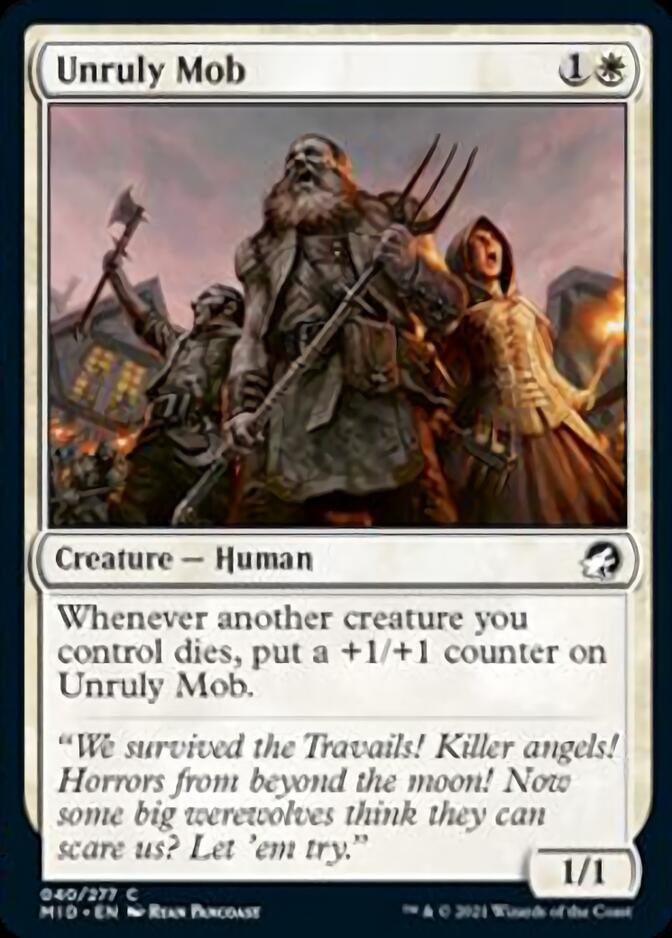Unruly Mob [Innistrad: Midnight Hunt] | Exor Games Bridgewater