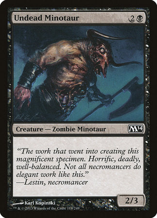 Undead Minotaur [Magic 2014] | Exor Games Bridgewater