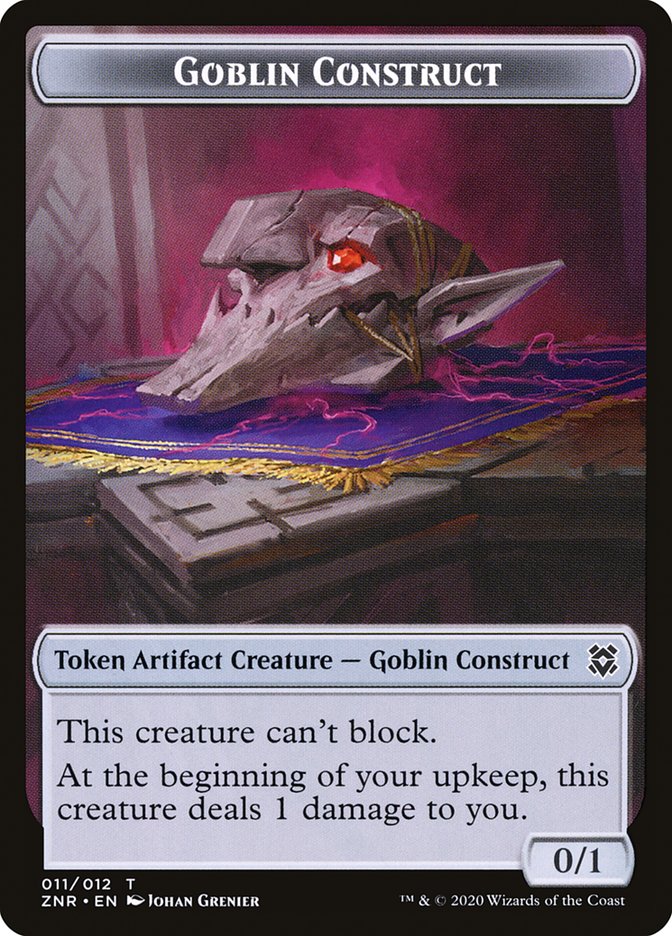 Goblin Construct Token [Zendikar Rising] | Exor Games Bridgewater